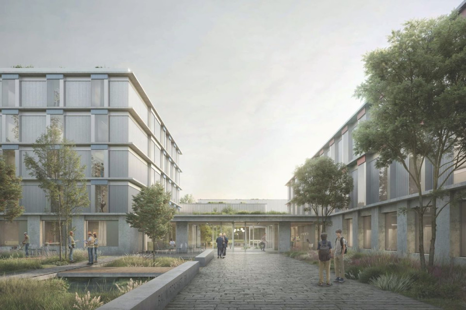 Neubau Bildungscampus Bau Geradstetten, Bild 1