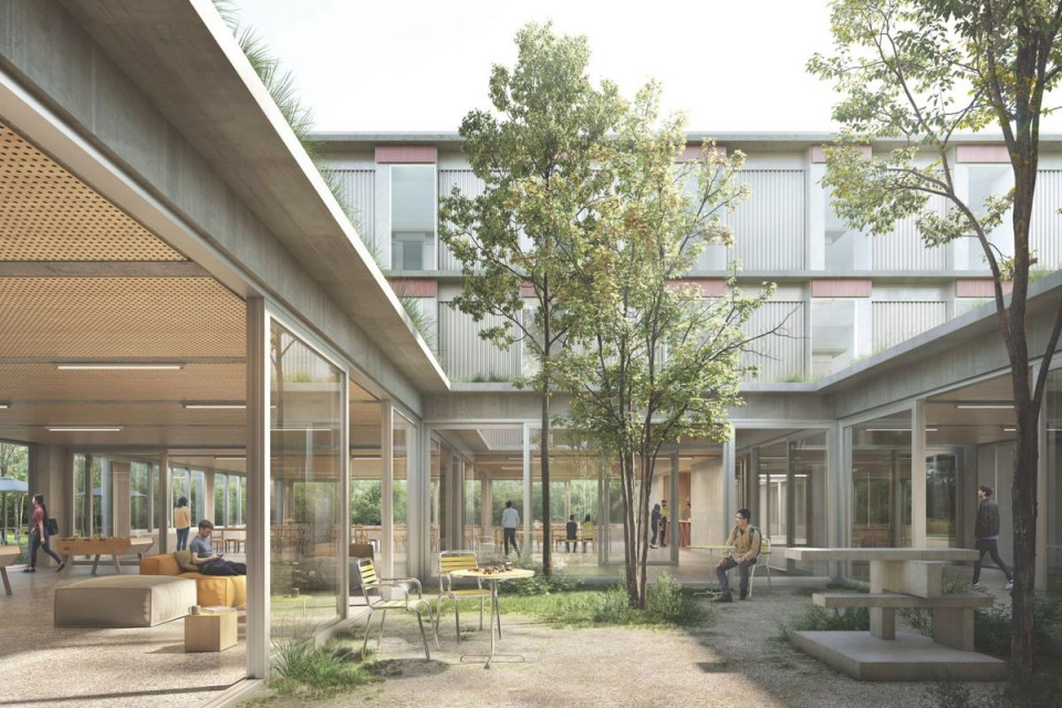 Neubau Bildungscampus Bau Geradstetten, Bild 2