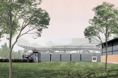 [Bild: Neubau Wetterschutzdach]